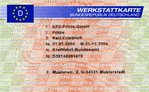 Eine Werkstattkarte der Europäischen Union