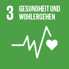 Das dritte Ziel der Ziele für nachhaltige Entwicklung der Vereinten Nationen, nämlich "Gesundheit und Wohlbefinden".
